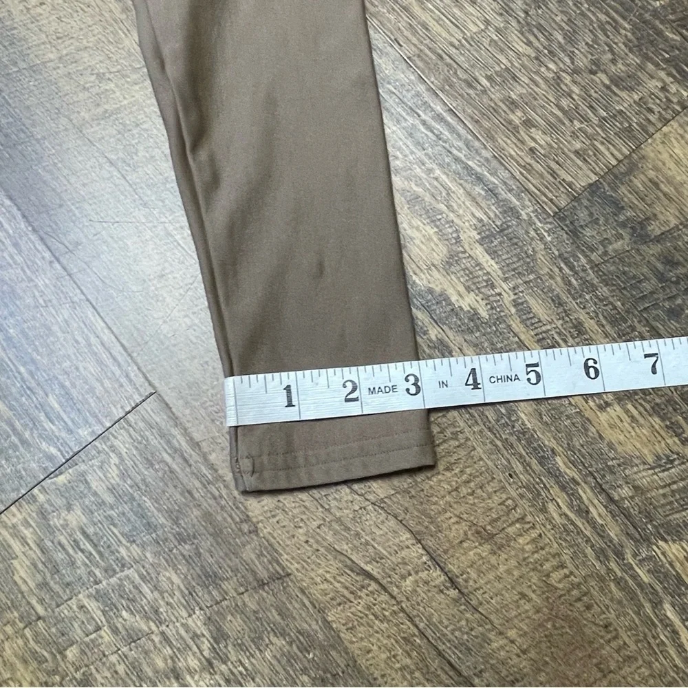 Under Armour Shirt ColdGear MockNeck Mens Medium Tan Brown Fitted Base Layer - Picture 6 of 9